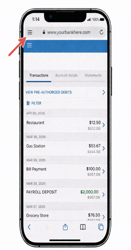 Request Desktop Website screenshot placeholder